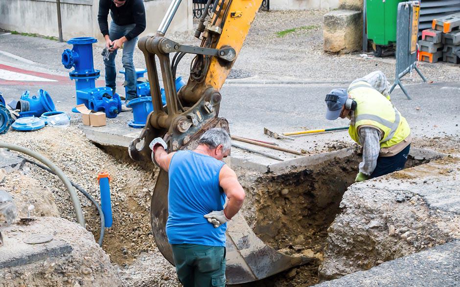 travaux assainissement Lardy